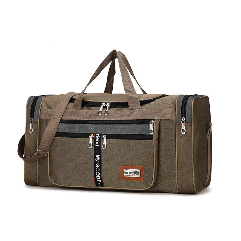 Travel Bag Large Capacity Handbag Portable Outdoor Carry Luggage Convenient Practical Male's Weekend Duffle Bags Random Letters