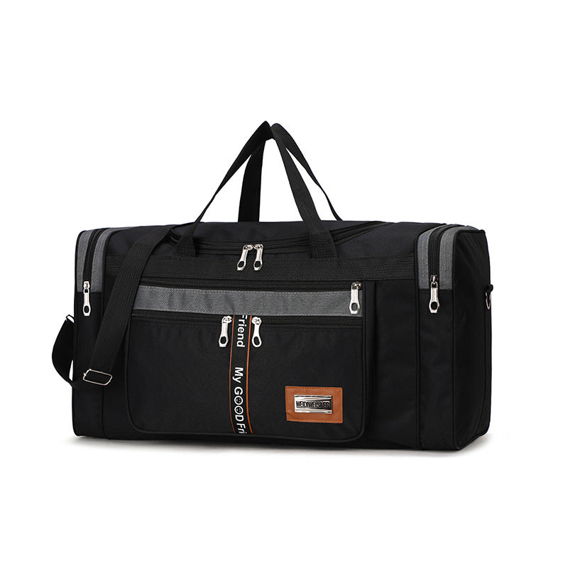 Travel Bag Large Capacity Handbag Portable Outdoor Carry Luggage Convenient Practical Male's Weekend Duffle Bags Random Letters
