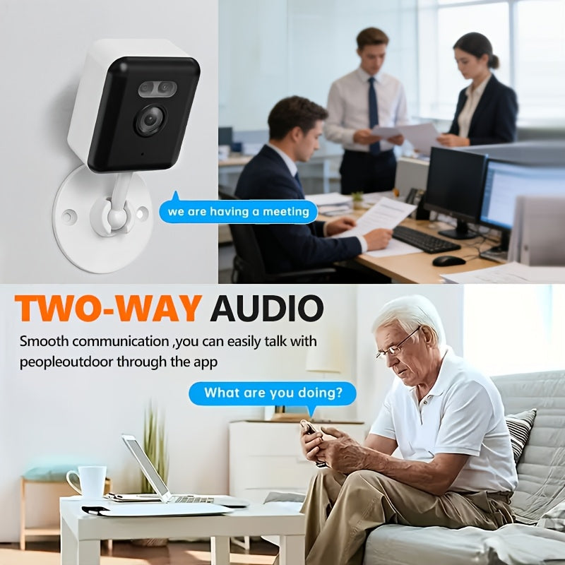4PC Smart 1080p Wi-Fi Smart Home Security Camera 2MP, HD,Real-time APP Alerts, 2-Way Audio, with Motion Tracking for Baby & Pet
