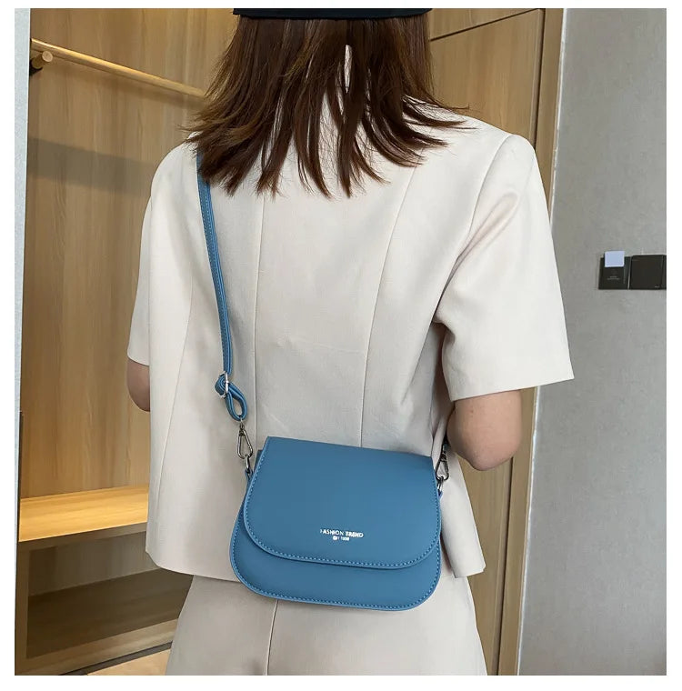 Fashion Trend Crossbody Bags for Women Solid Flap Shoulder Bag Designer Handbags and Purses Small Women Messenger Bags