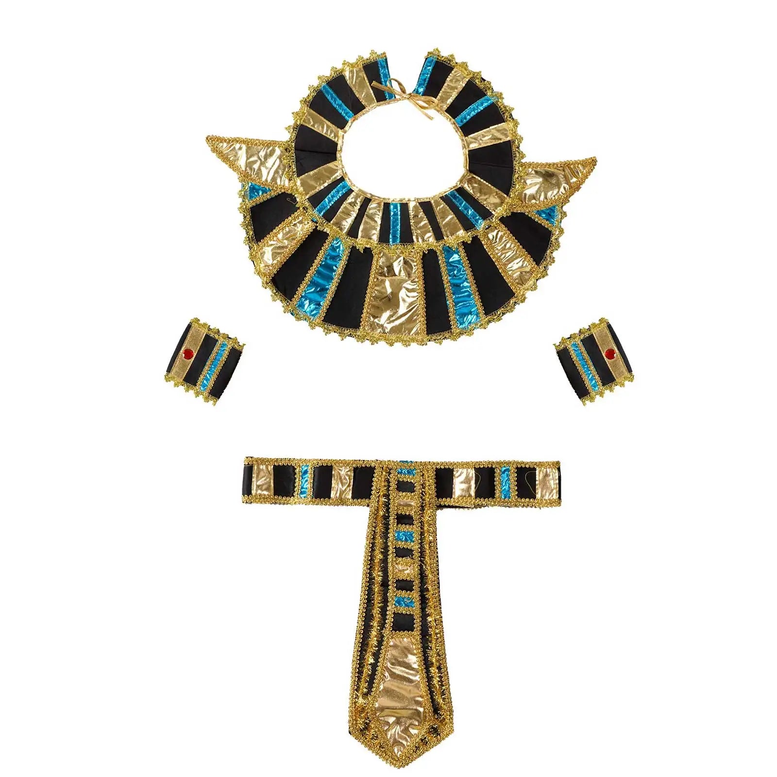 Halloween Costumes Ancient Pharaoh Egypt King Egyptian Cleopatra Queen Costume Accessories Priest Cosplay Clothing for Men Wome