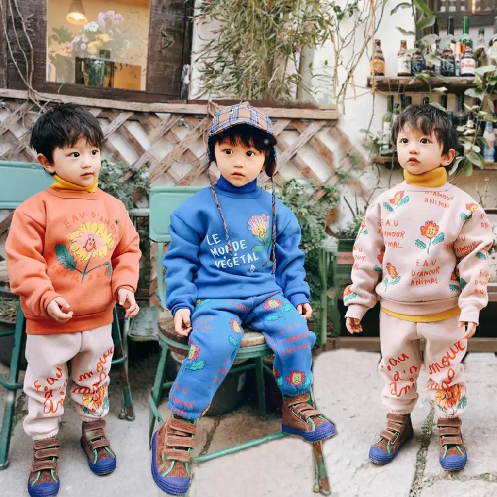 2024 Children Clothing Sets spring Sweatshirt+pants For Xxx Boys Girls Toddler Tracksuit Baby Outfit Designer Costumes