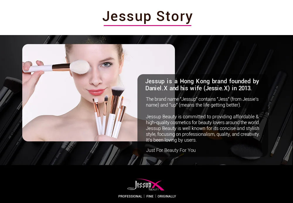 Jessup Professional Makeup Brushes Set,25pcs Makeup Brush Foundation Powder Eyeshadow Liner Highlighter Make Up Tools Kit T215