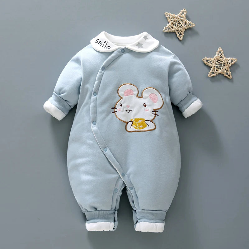 Winter toddler newborn baby girls boys clothes outfits rompers sets overalls for infant jumpsuit 1st birthday costumes rompers