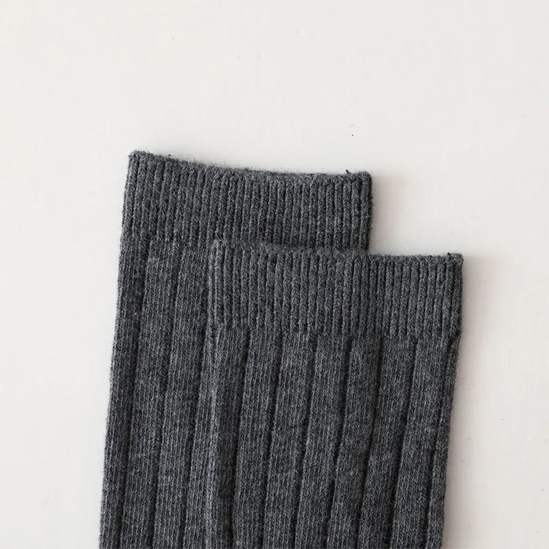 Baby Boys Girls Knee High Long Socks Cotton Breathable Stripe Soft Kids Sock Children School Uniform Socks For 0-8Years