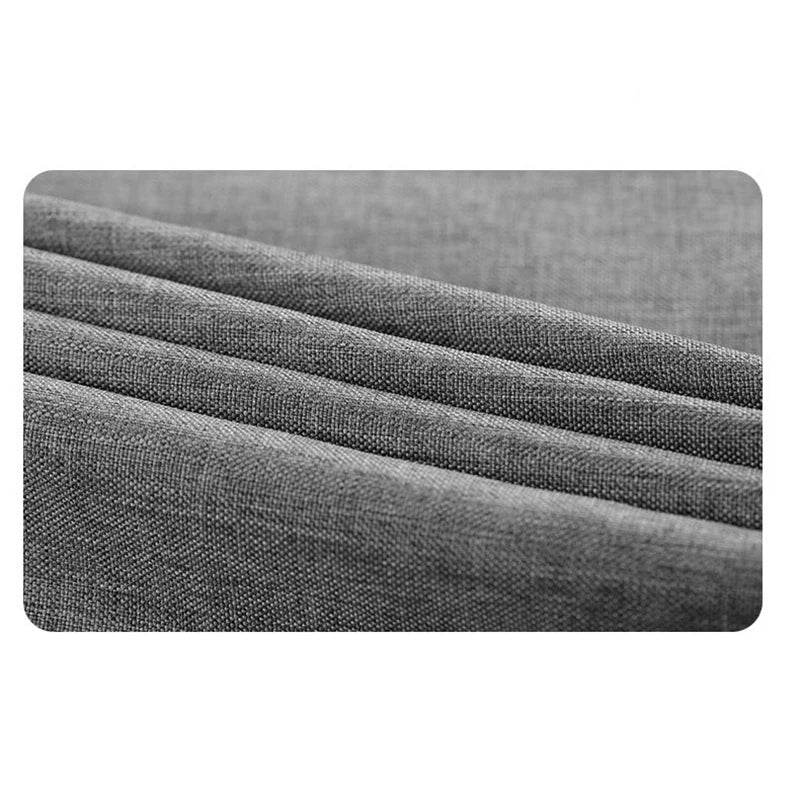 Waterproof Polyester Shower Curtain Gray Bathroom Curtains Solid Color Bathtub Large Wide Bathing Cover with Hooks 6 Colors