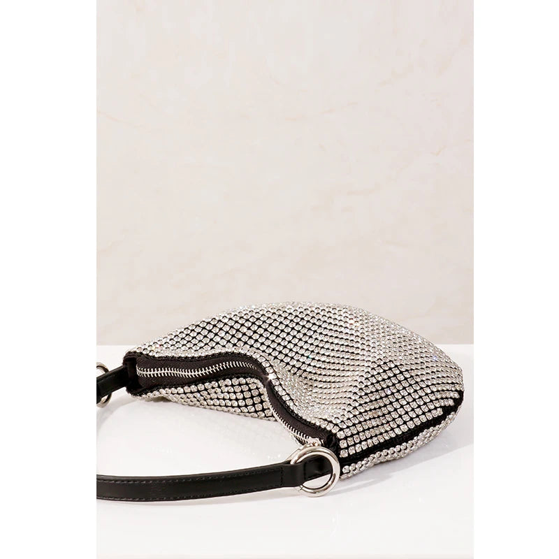 New Luxury Brand Designer Women Bags Rhinestone Bag Biling Flashing Diamond Full Bags Female Underarm Bag