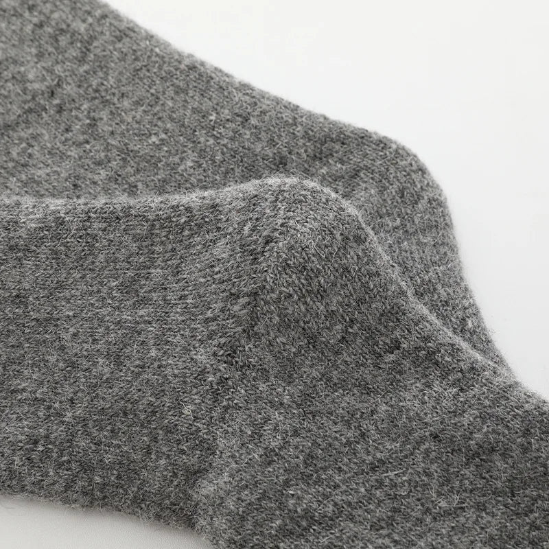 Men's Socks Winter Socks Calceta Hombre Skarpety Meskie Harajuku Super Plush Warm Funny Thickened Solid Socks Merino Wool Socks