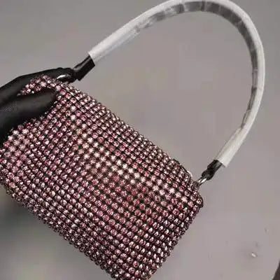 New Luxury Brand Designer Women Bags Rhinestone Bag Biling Flashing Diamond Full Bags Female Underarm Bag