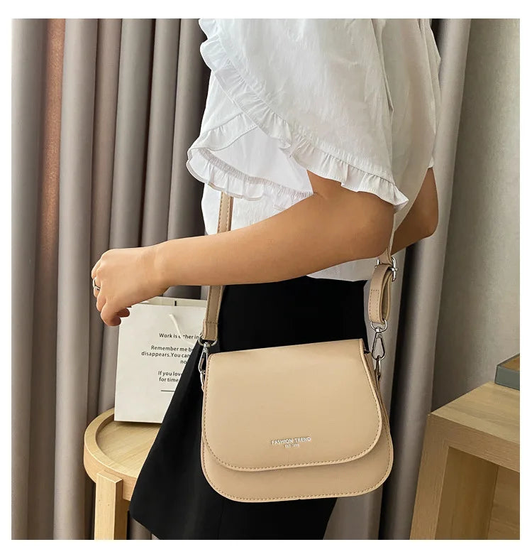Fashion Trend Crossbody Bags for Women Solid Flap Shoulder Bag Designer Handbags and Purses Small Women Messenger Bags