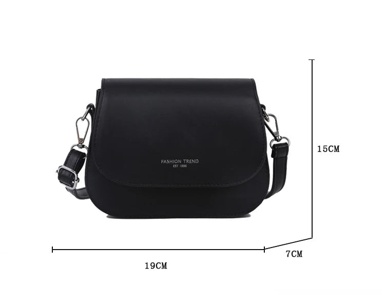 Fashion Trend Crossbody Bags for Women Solid Flap Shoulder Bag Designer Handbags and Purses Small Women Messenger Bags