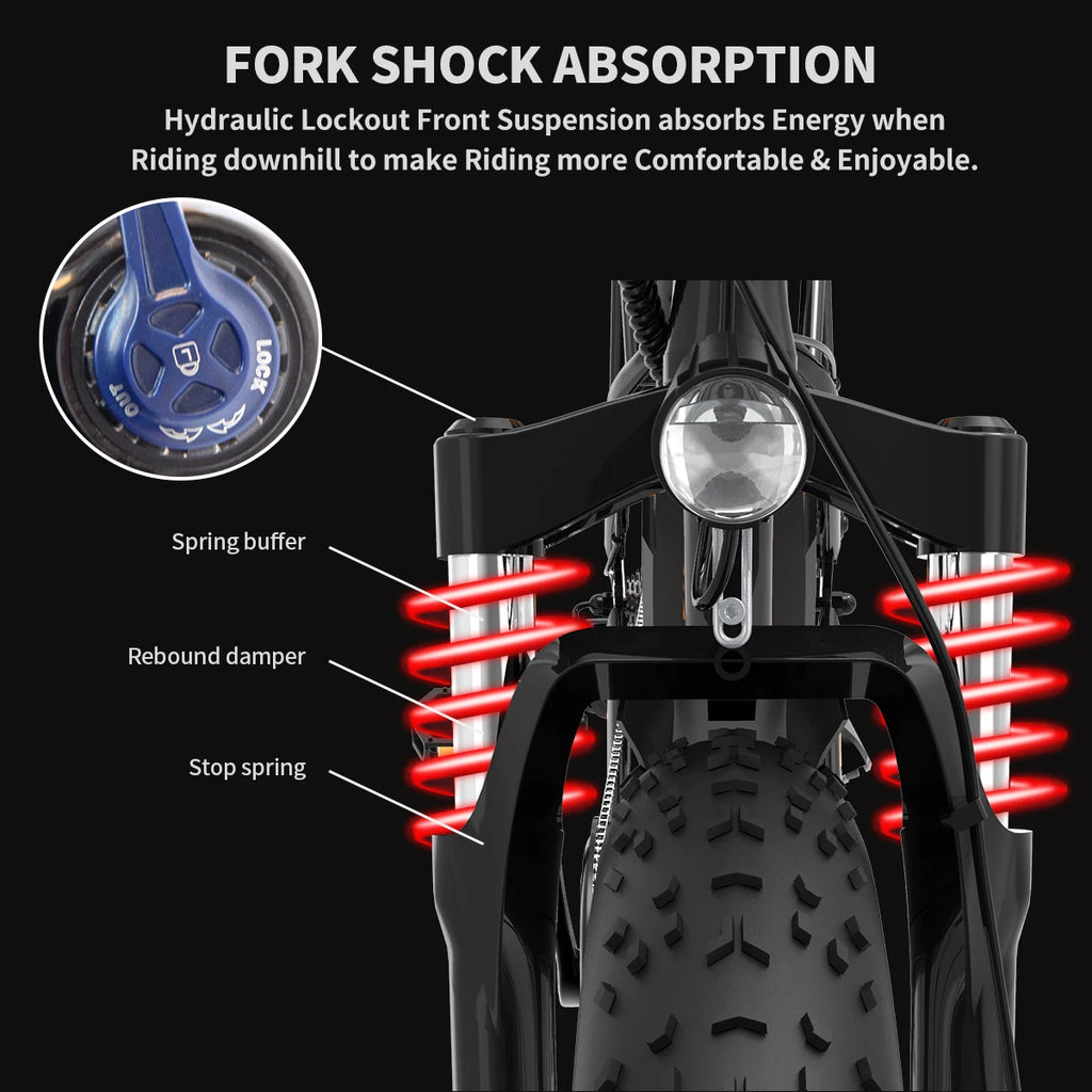 AOSTIRMOTOR S07-B 48V 13Ah Lithium Battery 750W Motor Ebike Electric Mountain Bicycle