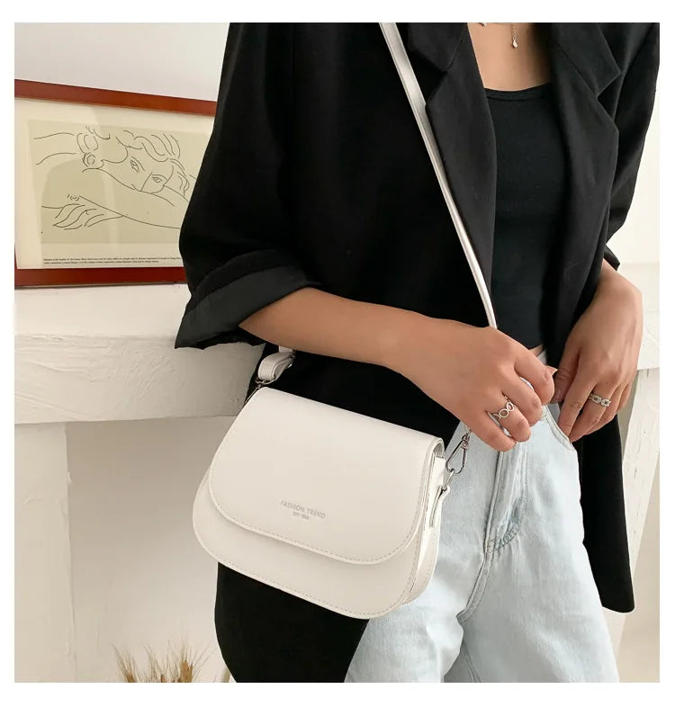 Fashion Trend Crossbody Bags for Women Solid Flap Shoulder Bag Designer Handbags and Purses Small Women Messenger Bags