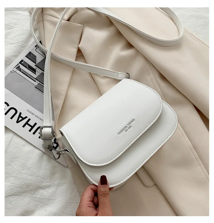 Fashion Trend Crossbody Bags for Women Solid Flap Shoulder Bag Designer Handbags and Purses Small Women Messenger Bags