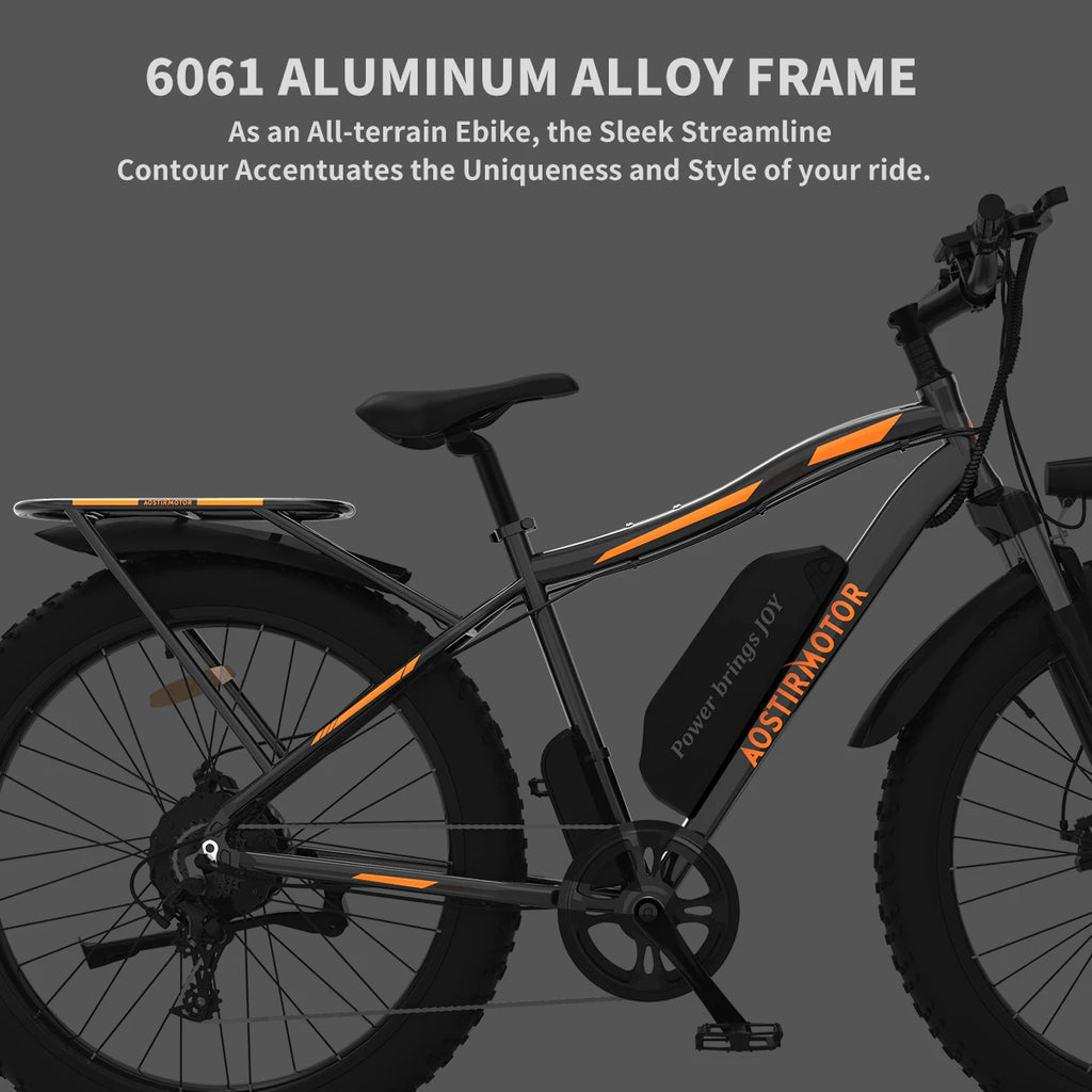 AOSTIRMOTOR S07-B 48V 13Ah Lithium Battery 750W Motor Ebike Electric Mountain Bicycle