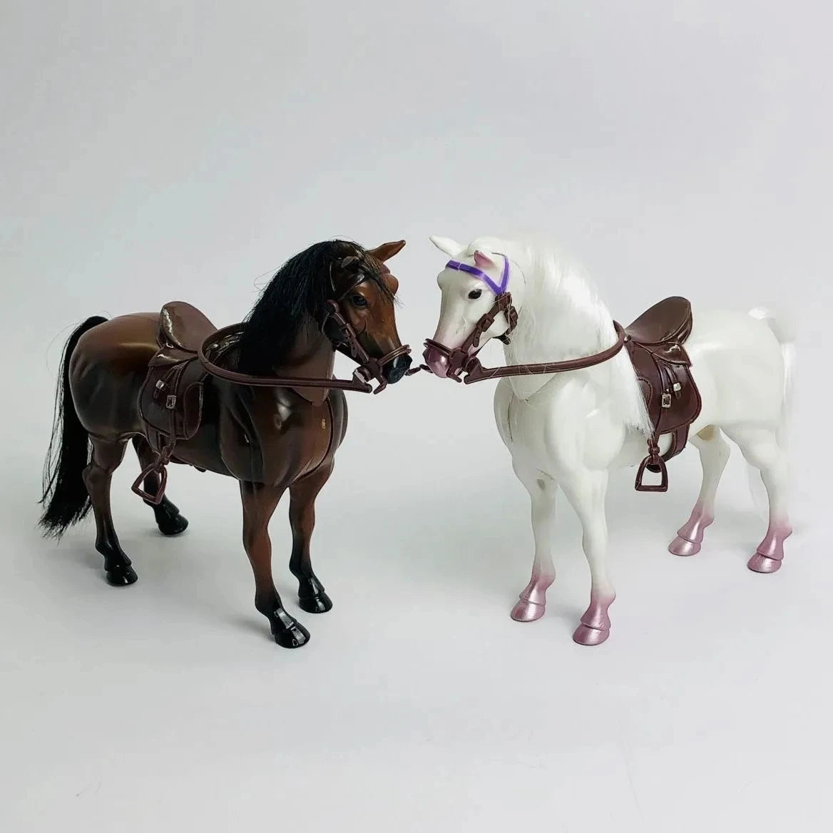 The dollhouse: simulation REINS saddle horse head riding supplies animal props mount model toy dolls