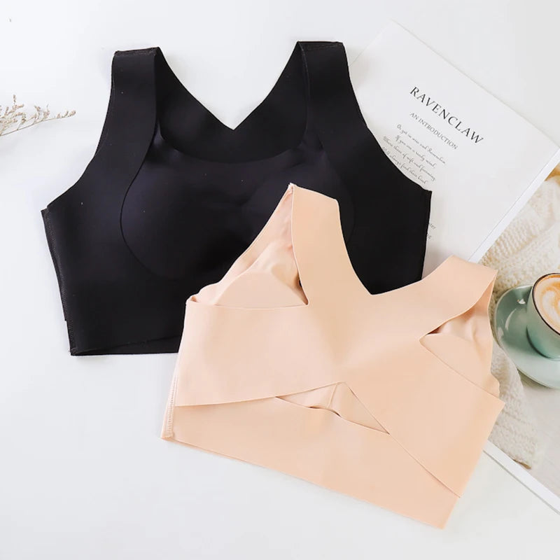 Women Sports Bras For Women Push Up Bra Posture Corrector Bralette Front Closure Female Underwear Cross Back Tops Top Women Bra