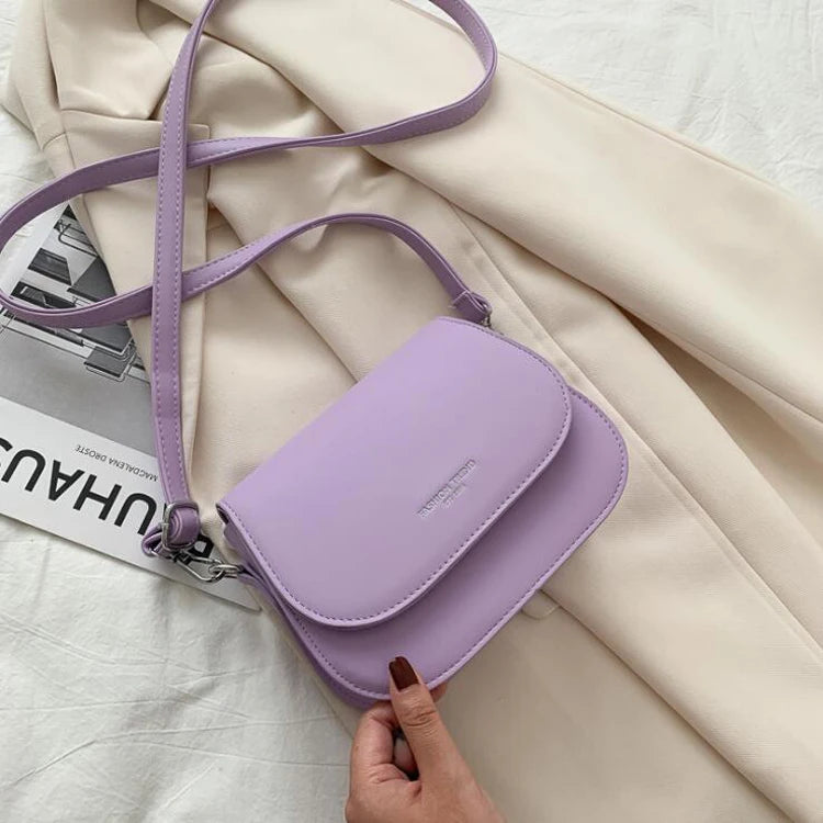 Fashion Trend Crossbody Bags for Women Solid Flap Shoulder Bag Designer Handbags and Purses Small Women Messenger Bags