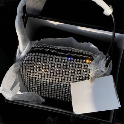 New Luxury Brand Designer Women Bags Rhinestone Bag Biling Flashing Diamond Full Bags Female Underarm Bag