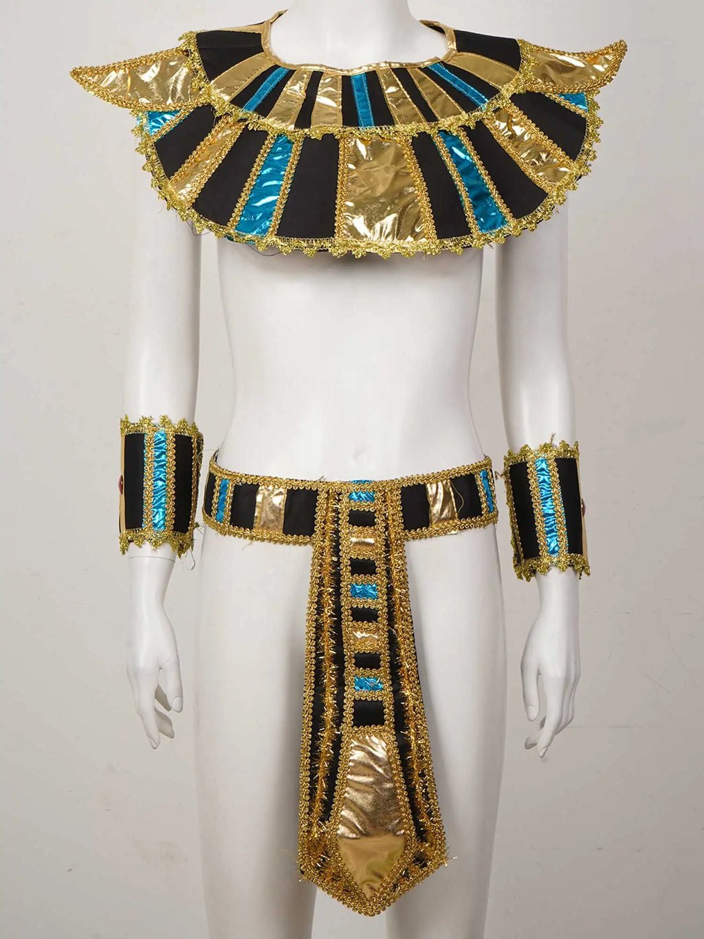 Halloween Costumes Ancient Pharaoh Egypt King Egyptian Cleopatra Queen Costume Accessories Priest Cosplay Clothing for Men Wome