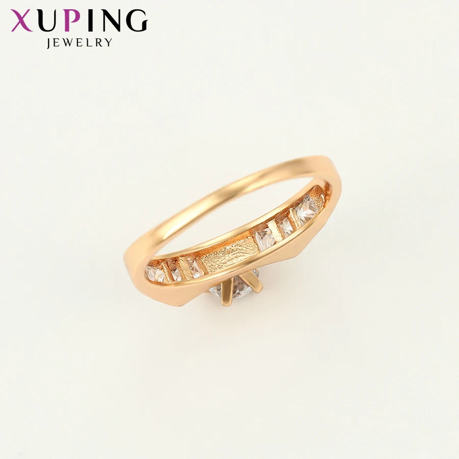 Xuping Jewelry Romantic Lovely Couple Ring for Women Exquisite or Vintage Engagement  Simple Gifts 16206