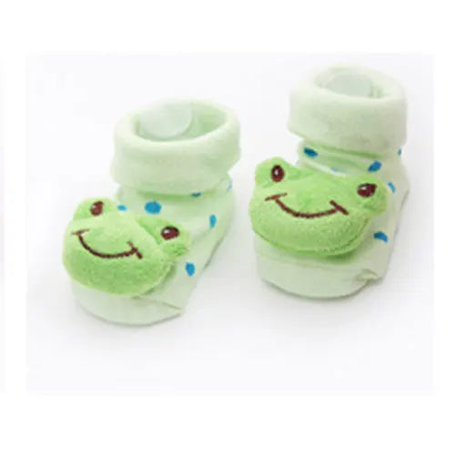 Newborn Baby Socks For Boys Girls Cotton Animal Cartoon Slipper Infant Boy Girl Socks Anti Slip Casual Toddler Home Floor Sock