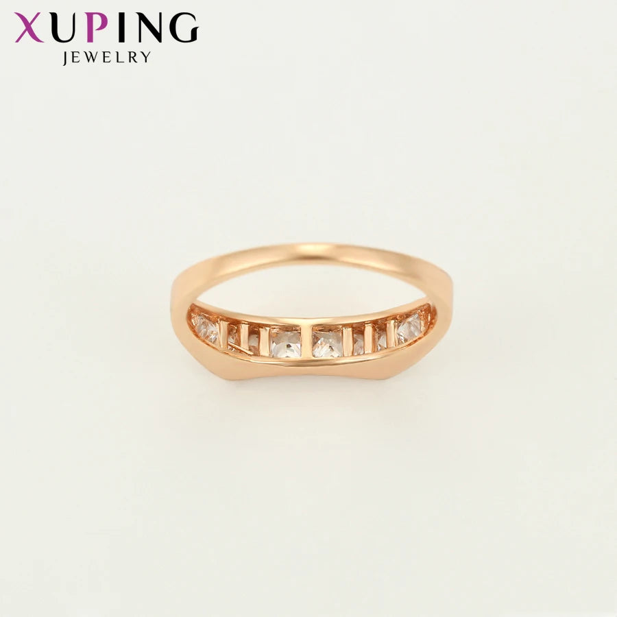 Xuping Jewelry Romantic Lovely Couple Ring for Women Exquisite or Vintage Engagement  Simple Gifts 16206