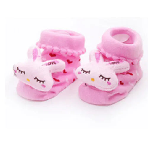 Newborn Baby Socks For Boys Girls Cotton Animal Cartoon Slipper Infant Boy Girl Socks Anti Slip Casual Toddler Home Floor Sock