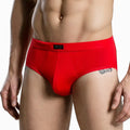 Modal Solid Breathable Man Underwear High Elasticity Fashion Yong Male Simple Style Breifs Sexy U Convex Bag Soft Underpants