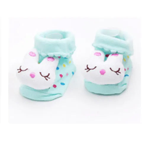 Newborn Baby Socks For Boys Girls Cotton Animal Cartoon Slipper Infant Boy Girl Socks Anti Slip Casual Toddler Home Floor Sock