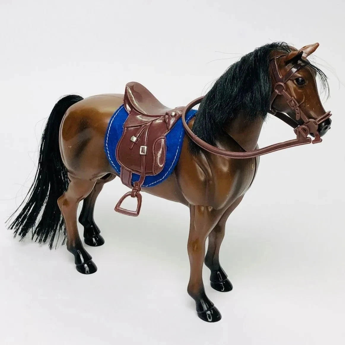 The dollhouse: simulation REINS saddle horse head riding supplies animal props mount model toy dolls