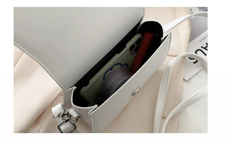 Fashion Trend Crossbody Bags for Women Solid Flap Shoulder Bag Designer Handbags and Purses Small Women Messenger Bags