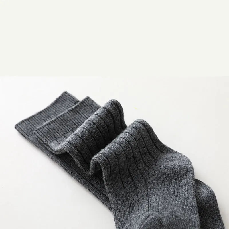 Baby Boys Girls Knee High Long Socks Cotton Breathable Stripe Soft Kids Sock Children School Uniform Socks For 0-8Years