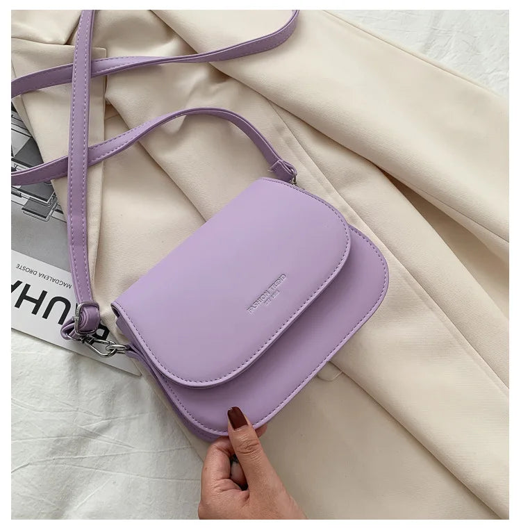 Fashion Trend Crossbody Bags for Women Solid Flap Shoulder Bag Designer Handbags and Purses Small Women Messenger Bags