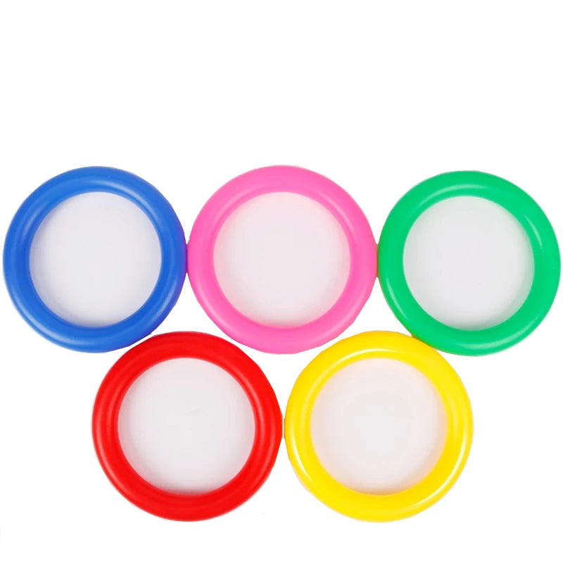 Encourage outdoor play 1 Set Hoop Ring Toss Game Durable and fun this plastic game includes a ferrule and is perfect for Toy