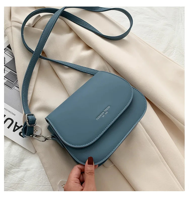 Fashion Trend Crossbody Bags for Women Solid Flap Shoulder Bag Designer Handbags and Purses Small Women Messenger Bags