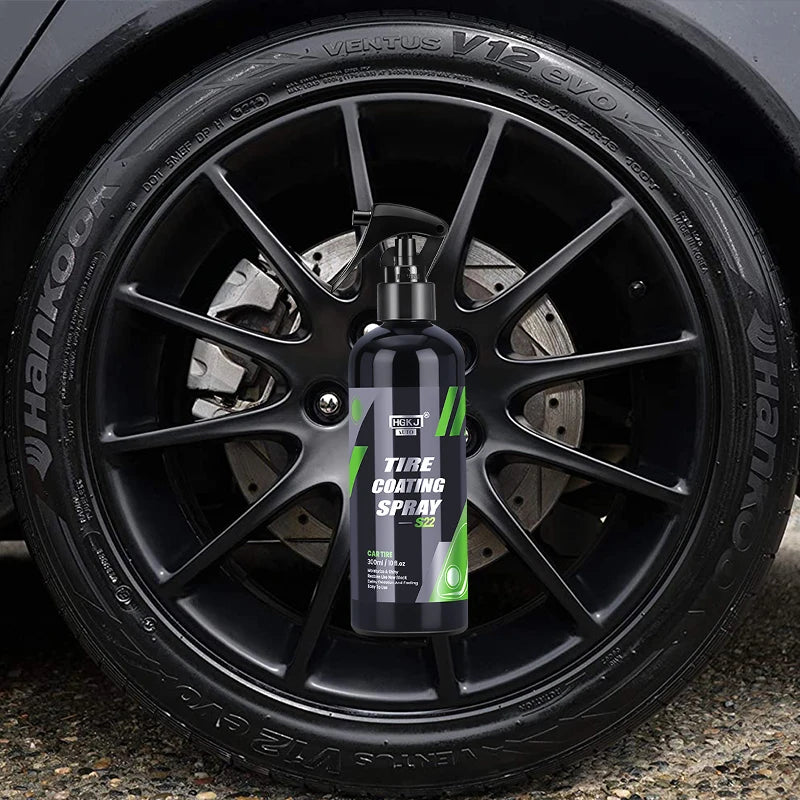 Car Tire Shine Spray Multi-purpose Tire Wheel Refurbishing Agent Cleaner Polishing Protection Car Accessories HGKJ S22