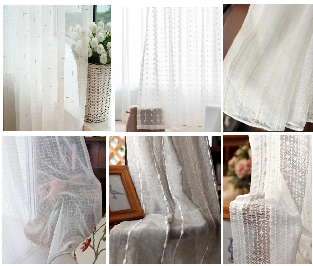 window Curtain sheer curtain product embroiders wave Europe type window gauze sitting room bedroom wave window curtains tulle