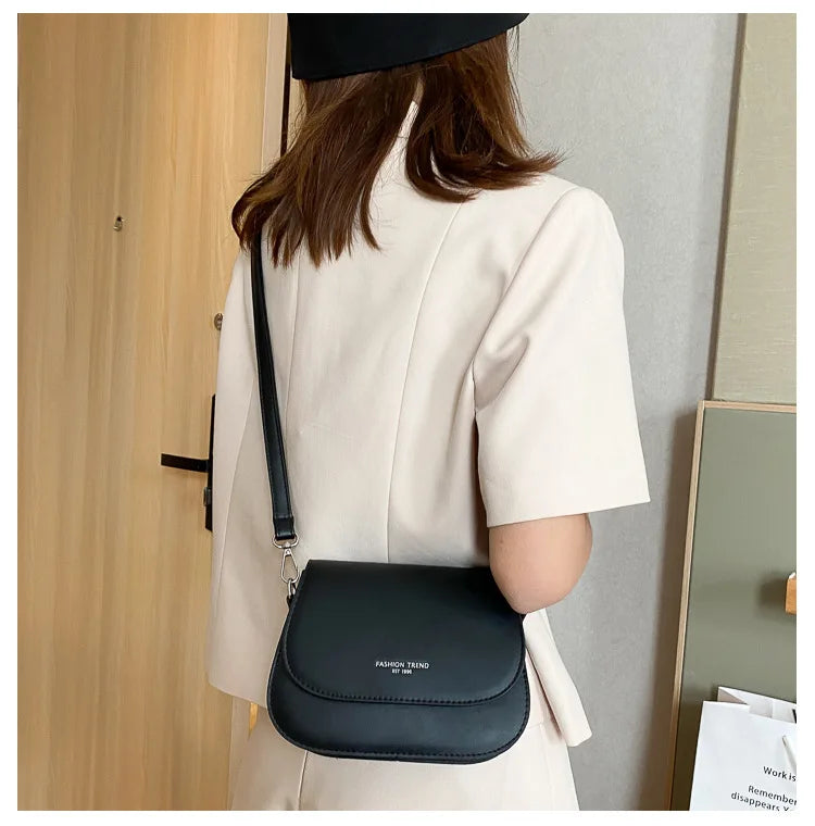 Fashion Trend Crossbody Bags for Women Solid Flap Shoulder Bag Designer Handbags and Purses Small Women Messenger Bags