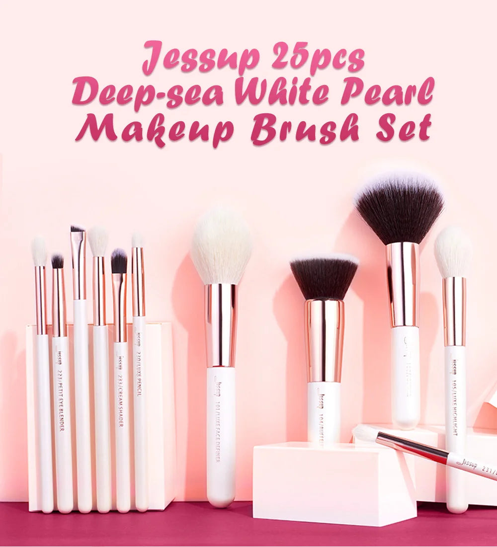 Jessup Professional Makeup Brushes Set,25pcs Makeup Brush Foundation Powder Eyeshadow Liner Highlighter Make Up Tools Kit T215