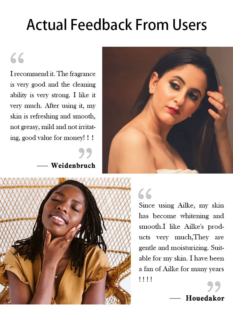 AILKE Double Glutathione Whitening Daily Skin Care, Clean Skin, Lightening, Even Toning, Remove Melanin, For All Skin Types