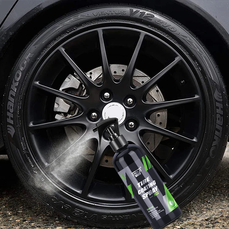 Car Tire Shine Spray Multi-purpose Tire Wheel Refurbishing Agent Cleaner Polishing Protection Car Accessories HGKJ S22