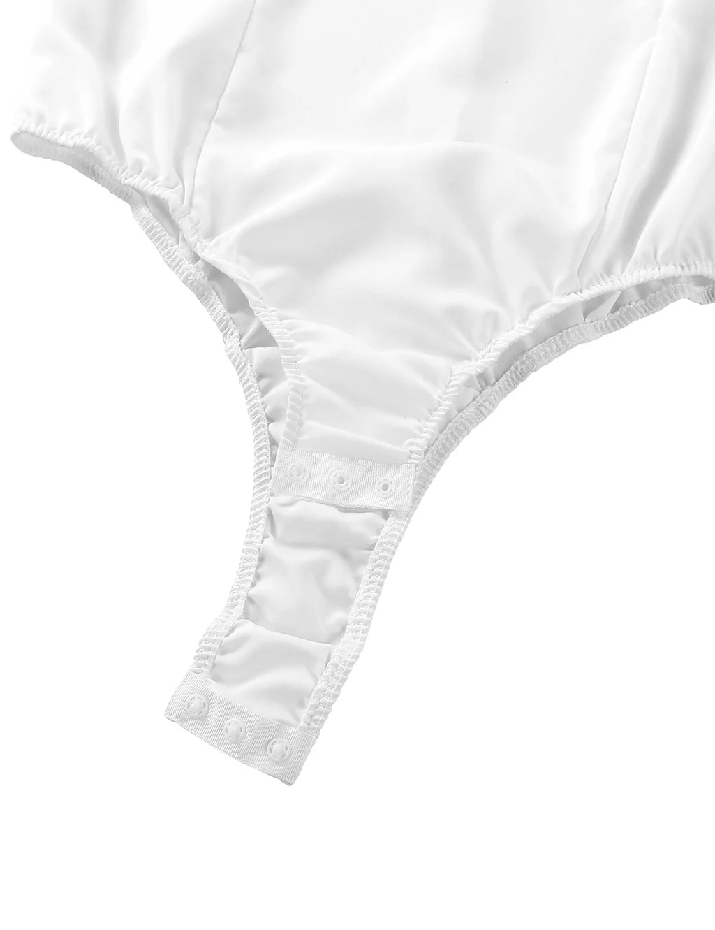 Women Office Lady Work White Bodysuit Long Sleeve OL Shirt Leotard Women's Clothing Female Turn Down Collar Tops Body Blouse