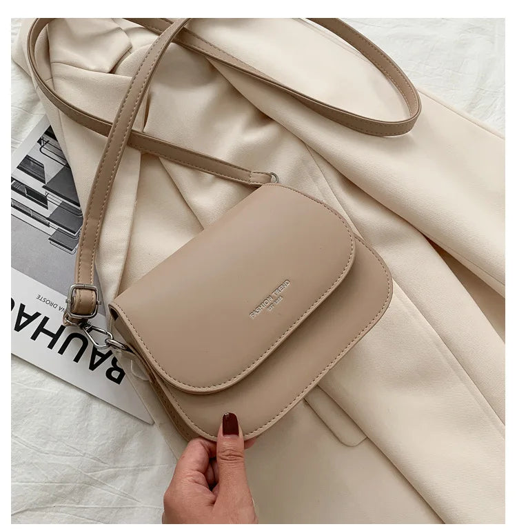 Fashion Trend Crossbody Bags for Women Solid Flap Shoulder Bag Designer Handbags and Purses Small Women Messenger Bags