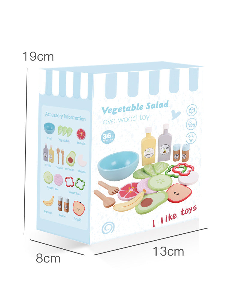 Wooden Pretend Play Food Kitchen Toys Classic Cutting Cooking Set Kids HousePlay Educational Imitation Game Toys for Girls Boys