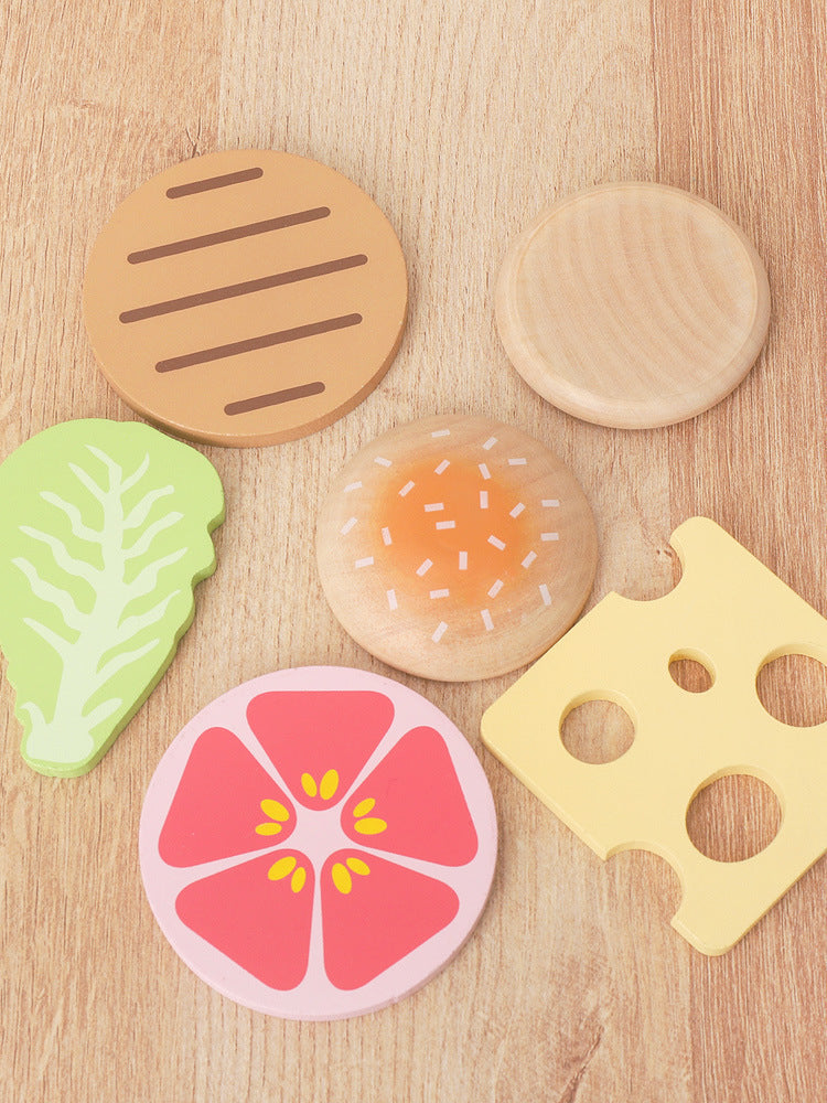 Wooden Pretend Play Food Kitchen Toys Classic Cutting Cooking Set Kids HousePlay Educational Imitation Game Toys for Girls Boys