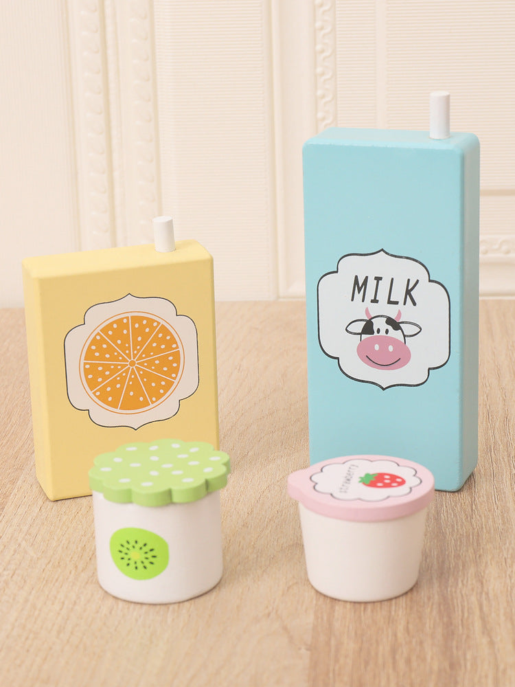 Wooden Pretend Play Food Kitchen Toys Classic Cutting Cooking Set Kids HousePlay Educational Imitation Game Toys for Girls Boys