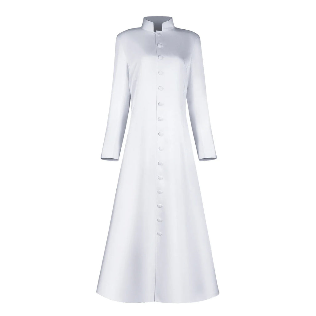 Medieval Priest Costume Long Clergy Robes Clergy Costume Pastor Minister Coat for Halloween Cosplay