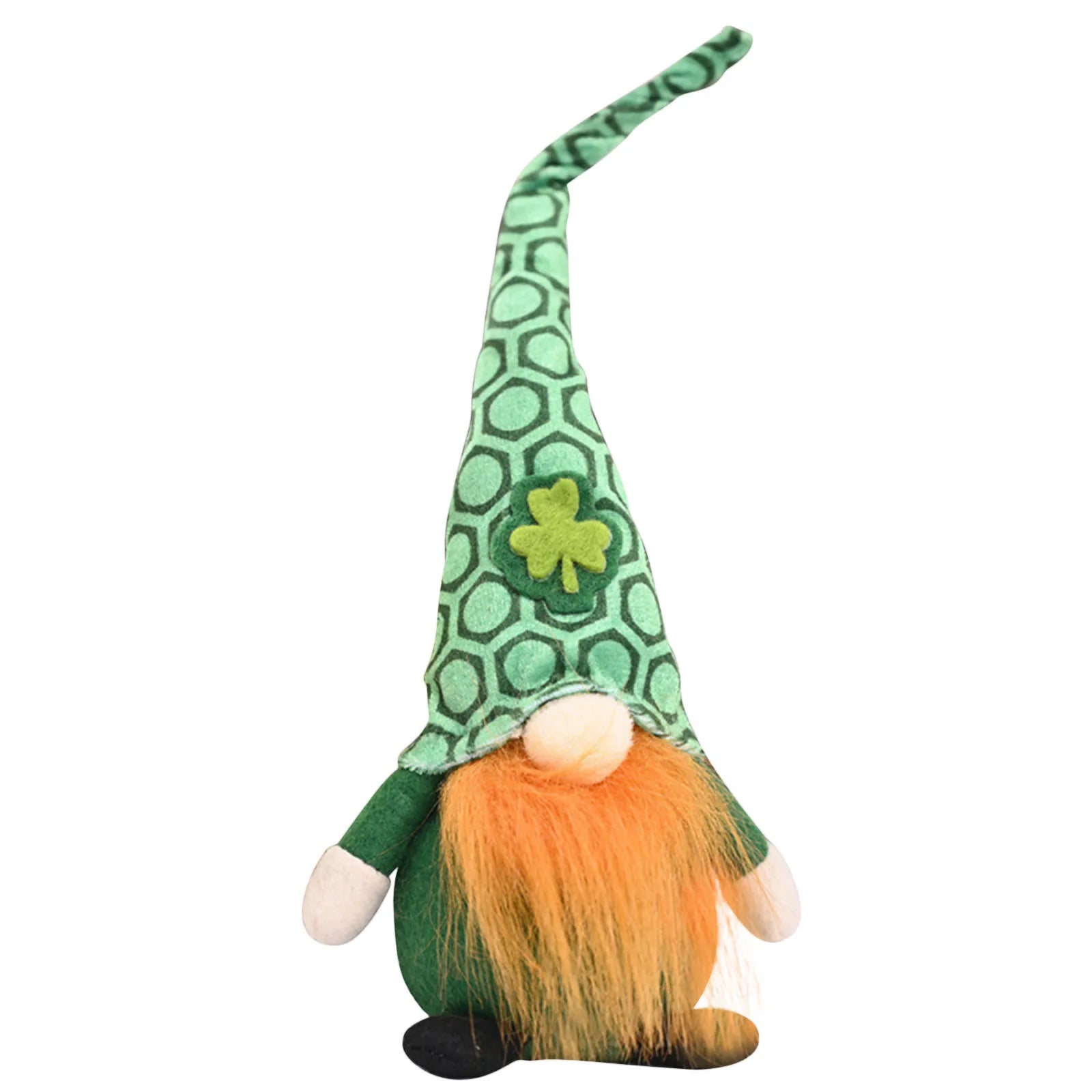 St Patrick's Day Decoration Doll Green Plush Gnome Faceless Doll Irish Day Party Decor Saint Patrick Ornaments Irish Gifts Home