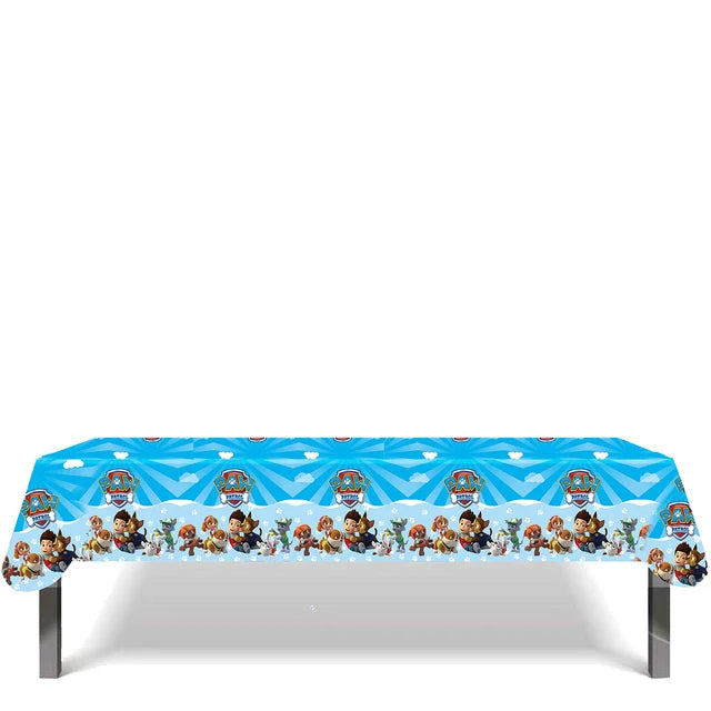 Skye Paw Patrol  Birthday Party Decoration Kids Shower Boys Girls Tableware Supplies Tablecloth Balloon Cake Topper Straw